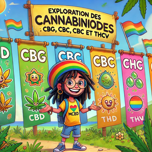 Exploration des Cannabinoïdes : CBD, CBG, CBC, CBN, THC et THCV