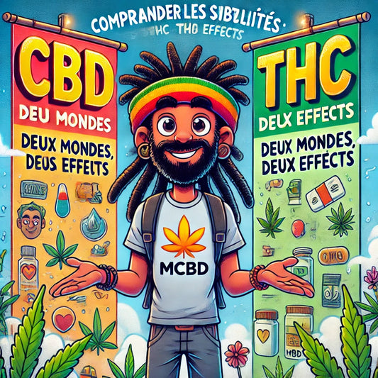 Comprendre les Subtilités : CBD vs THC - Deux Mondes, Deux Effets