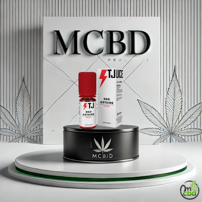 Le Red Astaire de T-Juice est une fusion parfaite de fruits rouges, raisin noir, eucalyptus et anis, offrant une expérience gustative équilibrée et rafraîchissante.