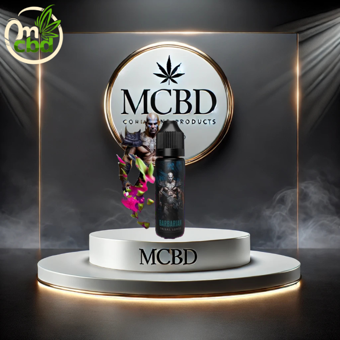 L'e-liquide Barbarian mêle l'exotisme du Fruit du Dragon et l'explosion fruitée de la Framboise Bleue pour une expérience de vape envoûtante.