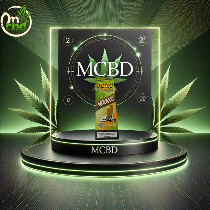 Les Juicy Hemp Wraps sont des blunts en chanvre naturel, sans tabac, disponibles en plusieurs parfums : Tropical, Manic (Mangue), Red Alert (Fruits Rouges) et Purple (Raisin).