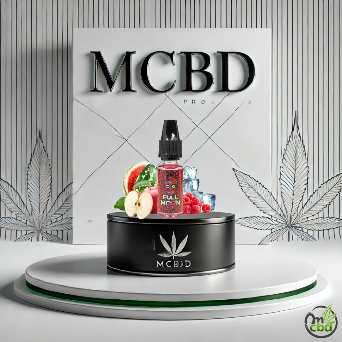 Le concentré Eve Eden Full Moon combine la douceur de la pastèque, l'acidité de la framboise et une touche rafraîchissante pour une expérience de vape inoubliable.