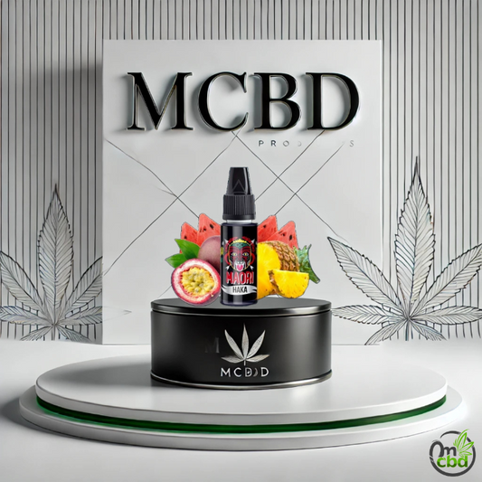 Découvrez le concentré Haka Maori de Full Moon, un mélange exotique de fruits de la passion, ananas et pastèque, offrant une expérience de vapotage inoubliable.