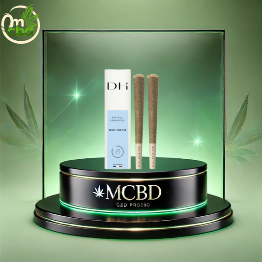 Les pré-rolls Blue Dream offrent une manière pratique de profiter des bienfaits du CBD. Chaque pré-roll contient 1 gramme de fleurs de CBD Blue Dream indoor, soigneusement pré-roulées pour une expérience sans tracas.