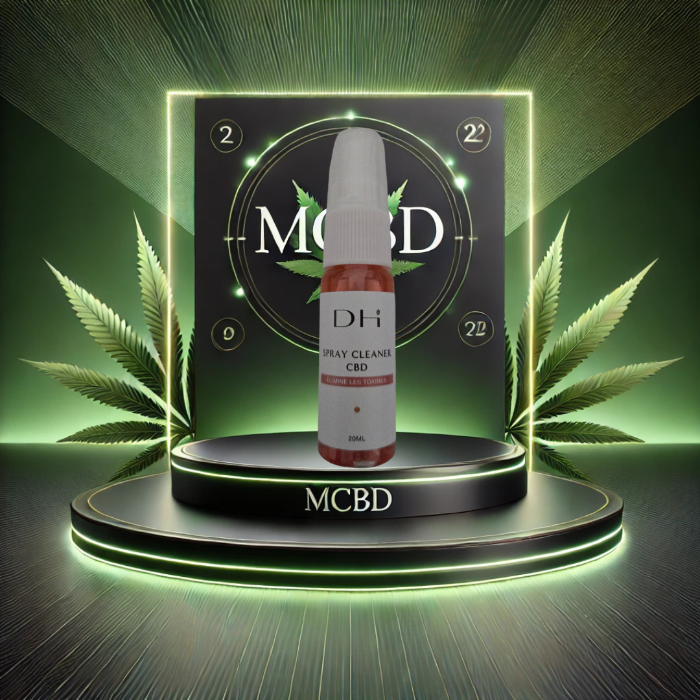 Le Spray Cleaner CBD est conçu pour éliminer facilement les résidus et impuretés liés aux cannabinoïdes, que ce soit dans la bouche ou sur la peau. Simple, rapide et pratique, il garantit un nettoyage complet en quelques secondes.