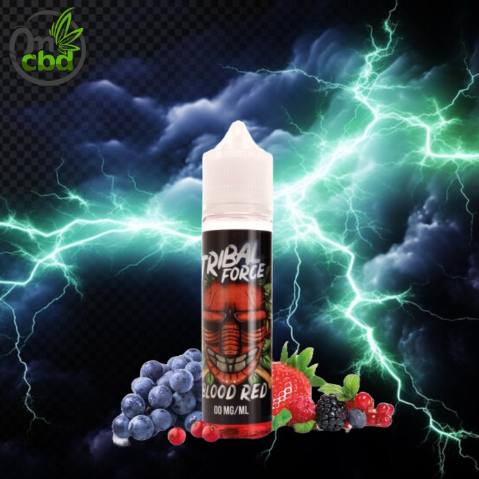 E Liquide Blood Red 50ml Tribal Force Mcbd