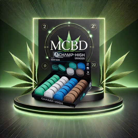 Le grinder CHAMP HIGH Hemp Made en 42 mm est un accessoire compact et pratique pour effriter facilement vos fleurs et herbes sèches. Fabriqué à partir de fibres de chanvre (hemp), il est léger, résistant et plus écoresponsable qu’un grinder plastique classique.